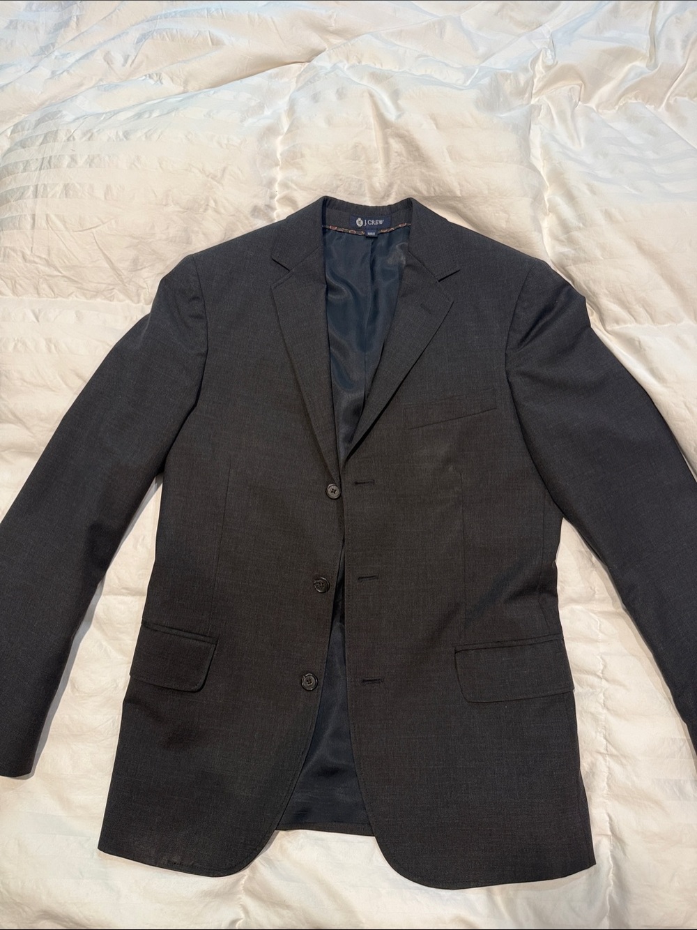 J. Crew Legacy Sport Coat - Men's Dark Gray Wool-Blend Blazer